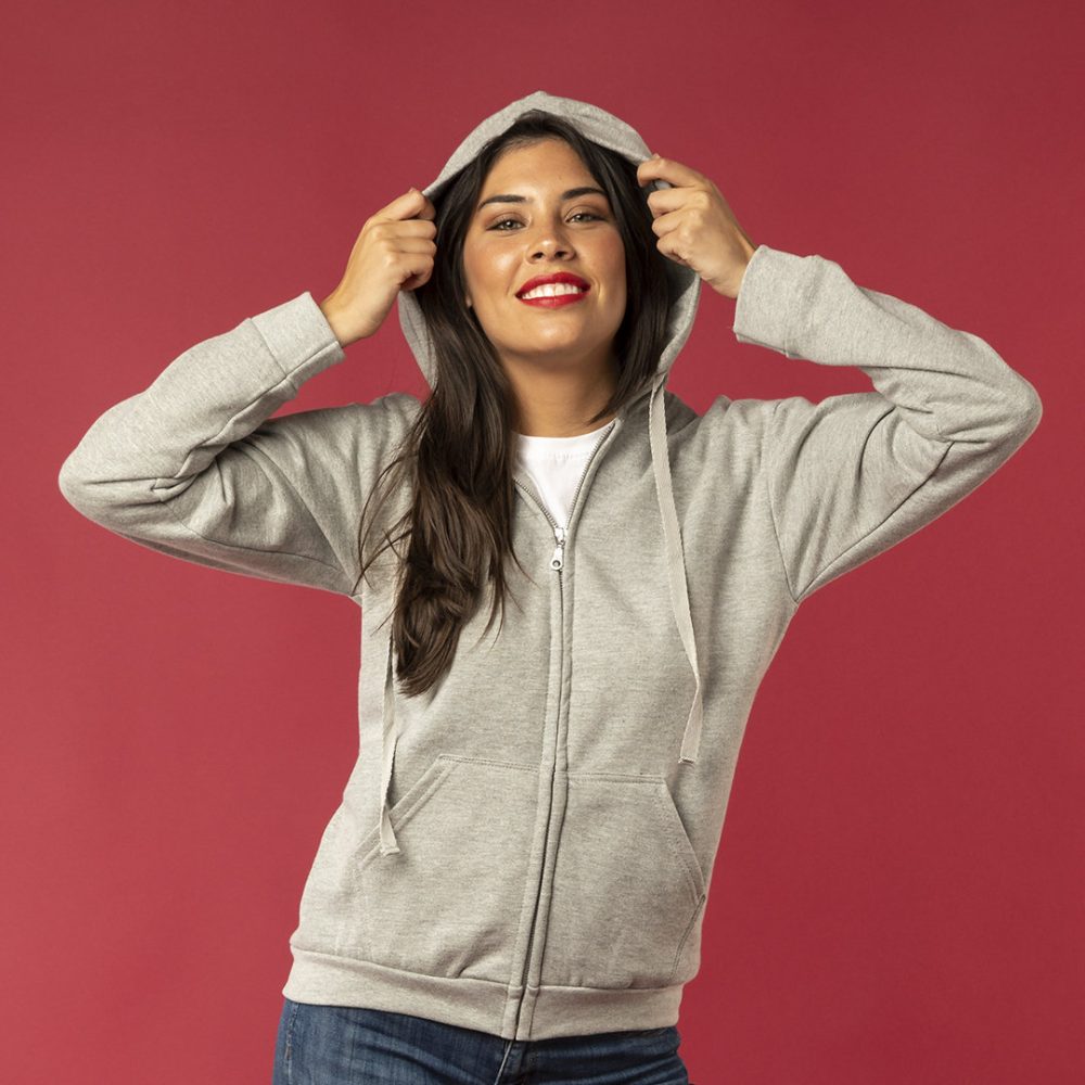 Sudadera Adulto Capucha + Cremallera "keya" SWZ280 - Imagen 5
