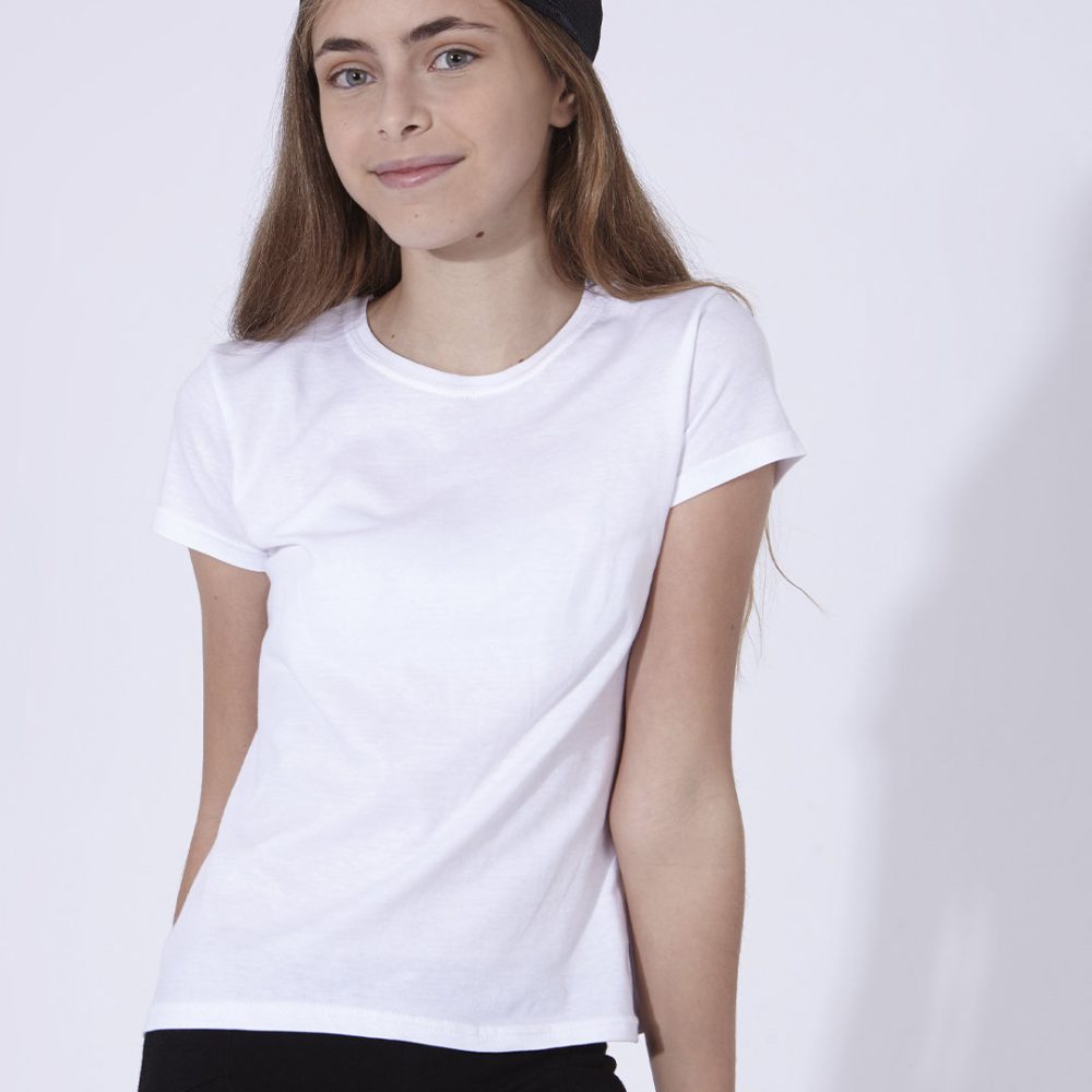Camiseta Niño Blanca "keya" YC150 - Imagen 5
